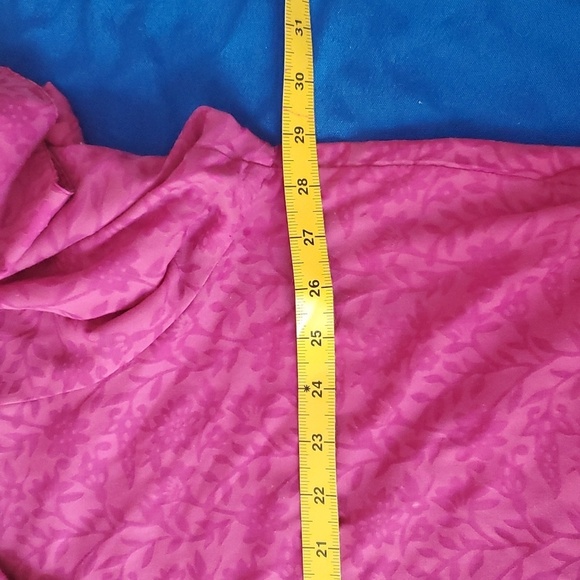 CSC Studio fuchsia Longsleeve button up shirt 2x/3x - Picture 6 of 7